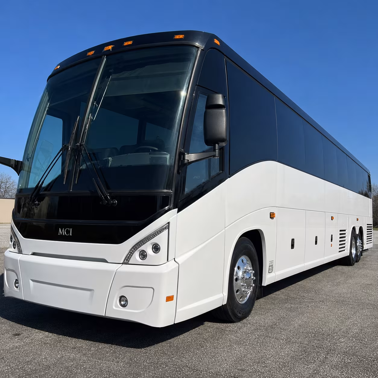 warren charter bus rental exterior