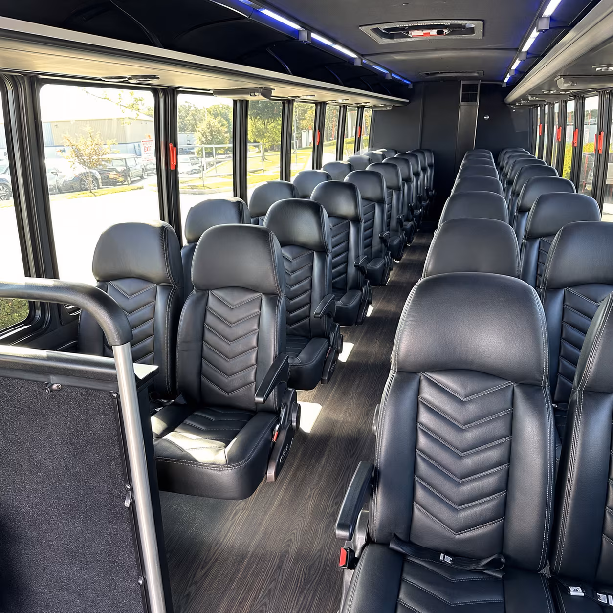 warren long distance transportation onboard seating