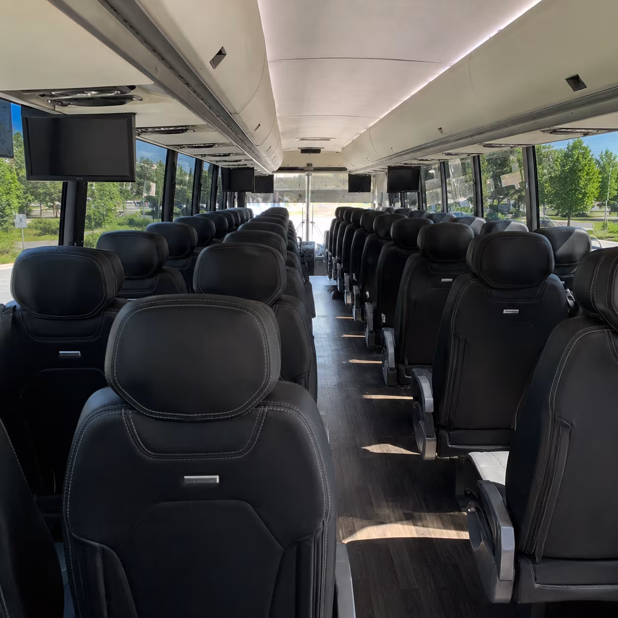 warren private event transportation onboard seating